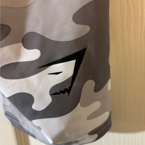 Gymshark Kids Camo Shorts - Black and Gray - Picture 2 of 5